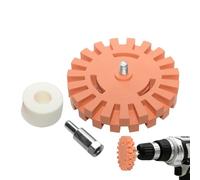 Remota de extracción de pegatinas: calcomanía de automóvil de rueda y removedor de pegatinas, kit de herramientas de adaptador de perforación | Brasador de desastres adhesivos, herramienta de goma de