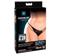 Remote bowtie bikini +size - negro | Vibrador | Estimulación | Electroestimulación | Juguete Erótico