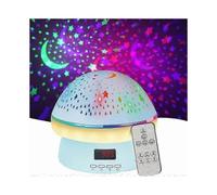 Remote Control and Timer Design Starry Sky Rotating Star Projector Night Light, 16 Colorful Projectors Dimmable LED Bedside Lamp, Glow in The Dark Sta