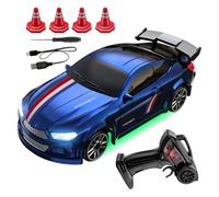 Remote Control Car, 1:64 RC Electric Racing Car Toy, ABS Material, High-Speed Drift Racing Vehicle with Ergonomic Controller, for Boys Girls Teens Birthday Christmas Indoor Outdoor Play, 7.9x3.5x2.6cm