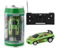 Remote Control Car with Cans - RC Vehicle for Racing Stunt Play | Alloy Frame with Push Button Controls, Collectible Mini Toy for Kids Adults Indoor Outdoor Entertainment 5.04x2.56 in