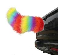 Remote Control Electric Car Tail - Fuzzy Wagging Moving Tail, USB Rechargeable, Adjustable Speed, Cute Plush Auto Trunk Decoration, Universal Fit Vehicle Exterior Accessory (J)