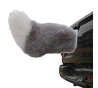 Remote Control Electric Car Tail - Fuzzy Wagging Moving Tail, USB Rechargeable, Adjustable Speed, Cute Plush Auto Trunk Decoration, Universal Fit Vehicle Exterior Accessory (A)