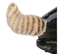 Remote Control Electric Car Tail - Fuzzy Wagging Moving Tail, USB Rechargeable, Adjustable Speed, Cute Plush Auto Trunk Decoration, Universal Fit Vehicle Exterior Accessory (B)