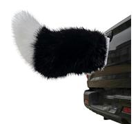 Remote Control Electric Car Tail - Fuzzy Wagging Moving Tail, USB Rechargeable, Adjustable Speed, Cute Plush Auto Trunk Decoration, Universal Fit Vehicle Exterior Accessory (C)