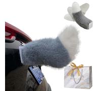 Remote Control Electric Car Tail, Rechargeable Plush Animal Moving Tails, Electric Animal Tails Cars Decor, Cute Fuzzy Wagging Animals Tail Car Decoration, for Cars Exterior (H-1)