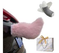 Remote Control Electric Car Tail, Rechargeable Plush Animal Moving Tails, Electric Animal Tails Cars Decor, Cute Fuzzy Wagging Animals Tail Car Decoration, for Cars Exterior (G-1)