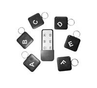 Remote Control Finder - Alarm Sound Device Up to 90dB - 131Ft Range Wireless Key Tracker with Transmitter and 6 Receivers - for Key Phone Wallet Tote Bag Purse