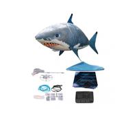 Remote Control Flying Shark Inflatable Balloon Toy - Blue Shark Kids Gift for Fun Indoor & Outdoor Playtime