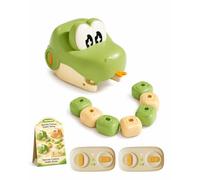 Remote Control Snake Game, Crocodile Car Magnetic Toy Eating Itself