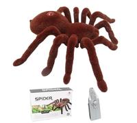 Remote Controlled Spider - Remote Control Spiders Moving Animal, Realistic Textures Shiny Eyes 8 Legs, Scary Prank Toys, Halloween RC Toy, Crawling Spider Toy For Kids, Adults, Party Props, Trick Joke
