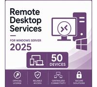 Remote Desktop Services (50 Dispositivos) para Windows Server 2025