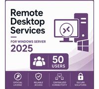 Remote Desktop Services (50 Usuarios) para Windows Server 2025