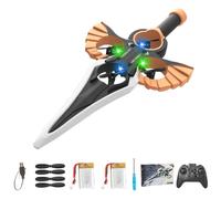 Remote Flying Sword, Flying Sword RC Glider, 2025 New Stunt Remote-Controlled, 3-Speed Control, 360-Degree Stunt Roll, Easy to Fly Remotes Control Plane for Teens (2Battery,Bronze-Handle Type)