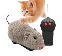 Remote Mouse Cat Toy Plush Realistic Bedroom Wireless Interactive Teaser | Indoor Mouse Cat Toy for Bedroom Pet Shop Balcony Indoor Outdoor Playing Exercise