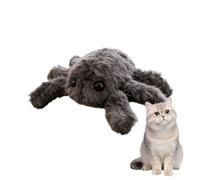 remoto para gatos, interactivo para mascotas, 4.72 x 4.72 x 1.57 pulgadas, movimiento de felpa ABS con sonido ligero, dispositivo de juego recargable, estimulador interactivo para