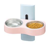 Removable Dog Bowls | Height Adjustable Feeding Bowls | Double Feeding Bowls For Pets | Adjustable Pet Bowl Stand | Dog Water Bowls Space Saving and Travel Friendly For Neck Protection