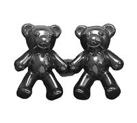 Removable Jeans Button Pin Adjustable Waist Buckle Cute Bear No Sewing for Loose Easy to Put on Cute Bear Waist Adjustable Buttons