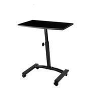 Removable Laptop Table Portable Office Desk Home Office Removable Table Mobile Sturdy Laptop Desk End Bed Sofa Couch Coffee Table Rolling Shaped Writing Computer Workstation For Home Office