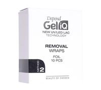 UÑAS GEL IQ BANDAS QUITAESMALTE WRAPS PACK 10UD G3