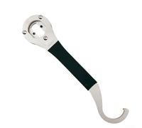 Removedor de anillo de bloqueo de bicicleta, herramienta de reparación y extracción de pedalier de acero inoxidable 4 en 1 para mantenimiento de bicicletas, llave multifunción para uso doméstico y