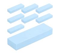 Removedor de arañazos de acero inoxidable, herramienta de pulido de acero, juego de borradores de manchas, naranja, azul, bloques de limpieza de goma, diseño, para metal, cobre, latón, aluminio, ollas