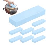 Removedor de arañazos de acero inoxidable, pulido de acero inoxidable, 8 gomas de borrar reutilizables, pieza de alta eficacia, kit para metal, cobre, aluminio, latón, plata, ollas, utensilios de