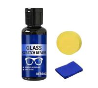 Removedor de arañazos de lentes, loción de limpieza de 30 ml, de limpieza de gafas de secado rápido y reparación de arañazos para gafas de sol, parabrisas, ventanas, pantallas de teléfono