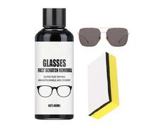 Removedor de arañazos de vidrio, 40 ml, crema de reparación de arañazos, restaurador portátil para resina amarillenta, uso diario, RV, viajes, hombres, mujeres, hogar, puerta, ventana, parabrisas de