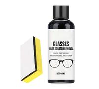Removedor de arañazos de vidrio, 40 ml, limpiadora para eliminar arañazos de lentes, restaurador portátil para resina amarillenta, uso diario, RV, viajes, hombres, mujeres, hogar, puerta