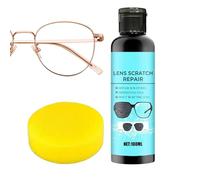 Removedor de arañazos de vidrio, removedor de arañazos de lentes, líquido de reparación de arañazos de lentes de sol de 100 ml, líquido de reparación de lentes portátil para hombres, mujeres