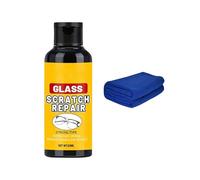 Removedor de arañazos para gafas, cera limpiadora protectora con toalla, kit de limpieza de reparación de arañazos para gafas, para viajes diarios, hogar, escuela, cuidado, restauración, gafas de sol