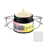 Removedor de arañazos para gafas, con paño, 50 g, crema pulidora de lentes, cera de reparación de arañazos de marco, revestimiento a prueba de manchas, para viajes y uso diario de protección