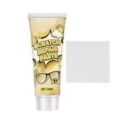 Removedor de arañazos para lentes, pasta de reparación de lentes, crema de limpieza óptica, restaurador de vidrio de acción rápida, solución de mantenimiento de gafas para el hogar, tienda, viajes