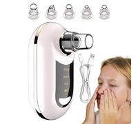 Removedor De - Aspiradora Limpiadora De Poros Faciales ?e 86 G | Extractor ?e Acné Recargable Por USB | Dispositivo D?e Belleza Gear, Herramienta D?e Eliminación Dé Espinillas Whitehead