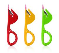 Removedor de Bandas, 3 Piezas Fácil de Quitar Removedor de Bandas Elasticas Removedor de Bandas de Pelo Pony Pick Para el Cabello de Niñas y Niños Pequeños (Amarillo, Verde, Rojo)