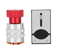 Removedor de Caja Trasera de Reloj, Removedor de Cristal de Reloj E Insertador de Cristal de Elevación, Herramienta de Ajuste con Base, Abridor de Reloj de Pulsera, Cubierta Trasera,(rojo)