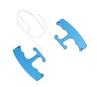 Removedor de calcomanías de automóvil con cable de polietileno para insignias, embalaje de vinilo, películas de ventana y eliminación segura de superficie (azul)