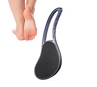 Removedor de callos de lima de pie de vidrio | Removedor de callos de cristal nano 2 en 1 - Rascador de talón y depurador de pies en la ducha Removedor de piel muerta, tampón de pie de pedicura Camlis