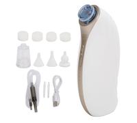 Removedor de Cera para Oídos, 5 V 1 A, Kit de Eliminación de Cera para Oídos, 3 Niveles de Succión, bajo Nivel de Ruido, Recargable, Desmontable, con Tubo de Silicona Suave de 23