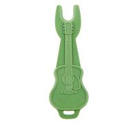 Removedor de clavadoras de guitarra, suministros de mantenimiento, tipo guitarra, extractor de pines de puente para colgar llaveros para colgar adornos, color verde, creativo y exquisito, proceso
