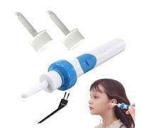 Removedor De De Oídos - Aspirador Eléctrico De Oídos, Kit De Eliminación De De Oídoss Seguro Y Con 2 Cabezales De Repuesto De Silicona Lavables, Adecuado Para Niños Y Adultos, ABS+