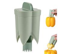 Removedor De Descorazonador De Semillas De Pimienta - ABS, Herramienta Descorazonador De Jalapeño | Extractor Eficiente De Semillas Y Núcleos, Utensilio De Cocina Ligero, Deshuesador De Frutas Multifu