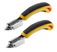 Removedor de Grapas,2 Pcs Extractor de Grapas Herramienta de Extracción de Grapas de Alta Resistencia con Mango Antideslizante para la Familia,Escuela,Oficina