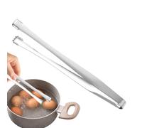 Removedor de huevos chalaza - Herramienta para eliminar fragmentos de cáscara de huevo, herramienta de acero inoxidable premium con mango suave para una limpieza de huevos, pinzas de cocina de