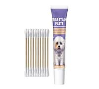 Removedor de manchas de lágrimas, pasta de manchas de ojos de mascotas | 20 g de pasta de manchas de lágrimas de mascotas, pasta de manchas de lágrimas, removedor natural de manchas de lágrimas