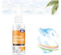 Removedor de manchas de lavandería con enzimas activas, removedor de manchas de ropa enzimático, detergente desengrasante de ropa, removedor de manchas de aceite de ropa (1 unidad)