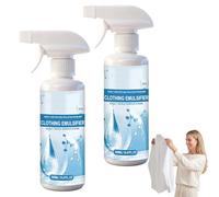 Removedor de manchas,Emulsionante De Tejidos,Quitamanchas No Iónico de ropa,limpieza profunda,limpiador de 300 ml,Spray De Limpieza En Seco Para Ropa,Elimina Las Manchas Y La Grasa (2 ud.)