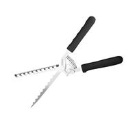 Removedor de Membrana para Costillas,Utensilio Con Bordes Serrados Resistentes Al Calor Para Cocina Y Barbacoa - Pelador de Costillas BBQ con Mango Ergonomico | Para Cocinar Carnes de Cerdo