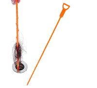 Removedor de obstrucciones de drenaje de fregadero, gancho de limpieza de drenaje para el hogar, removedor de cabello flexible, gancho limpiador de alcantarillado, herramienta portátil para desatascar